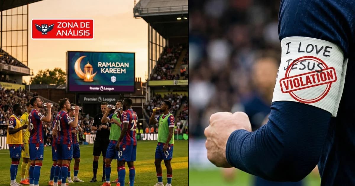 La Doble Vara del Fútbol Mundial: Paran un Partido por el Ramadán pero te Sancionan por Escribir "Amo a Jesús":