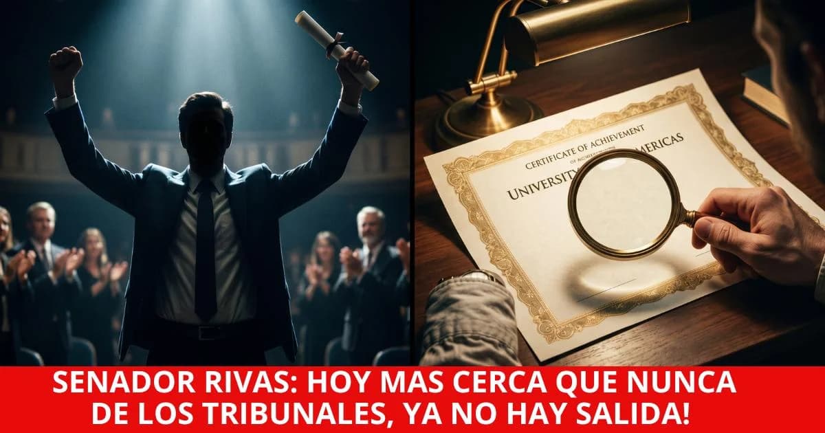 Senador Hernan Rivas, con las horas contadas, será denunciado penalmente por sus propios colegas del Senado