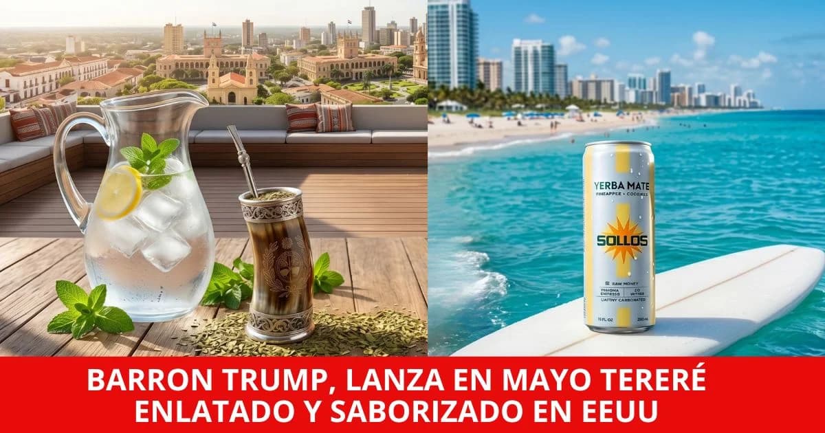 Desde la Casa Blanca nace una bebida con base a la yerba mate originaria de Paraguay!