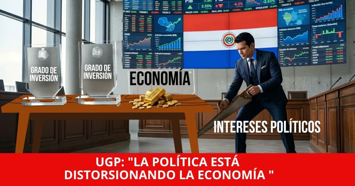UGP enciende las alarmas: "La Política está distorsionando la economía paraguaya"