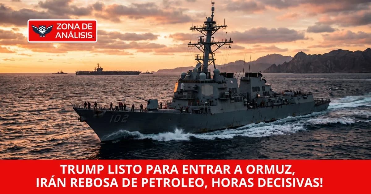 A Irán se le acaba el tiempo y Trump no afloja: en horas entra a Ormuz y luego de Irán, promete pasar por Cuba.