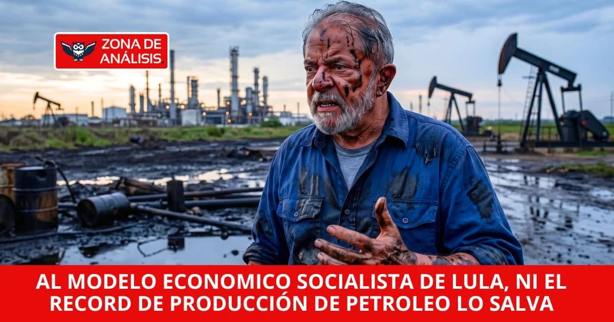 Brasil bate récord de petróleo y se hunde fiscalmente. Gobierno Socialista de Lula con alta presión fiscal a sus ciudadanos.